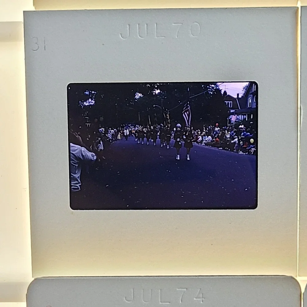 Lot of‎ 35 Slides Parade Photos Americana Cars People 1970-1974
